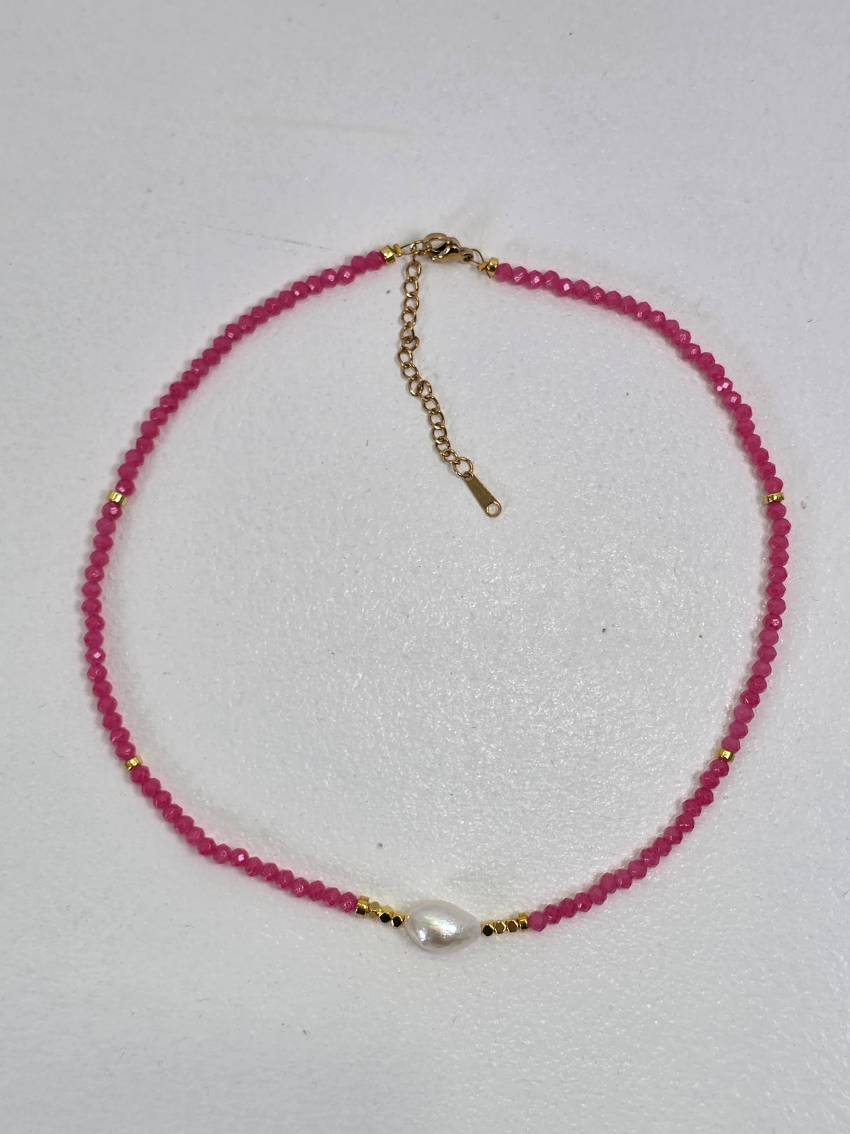 Pink Petal Glow Necklace