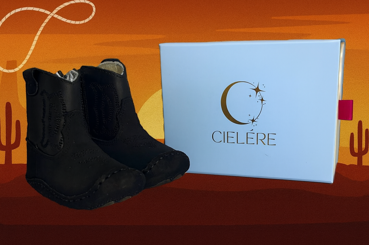 Cielére Baby Western Black Boot