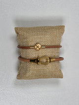 BRACELET CHANCE D’OR — Clover Charm Bracelet