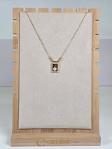 Sacred Heart Pearl-Frame Necklace