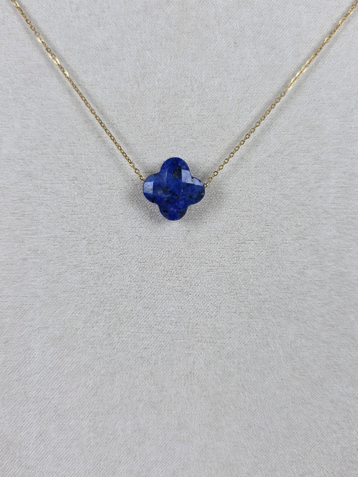 Lapis Radiant Petal Necklace