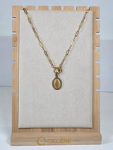 Link Chain Sacred Medal Necklace