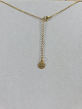 Turquoise Halo Virgin Mary Necklace