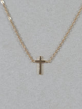 Gold Cross Necklace