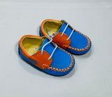 Handcrafted Baby Moccasin – Two-Tone Leather Soft Sole