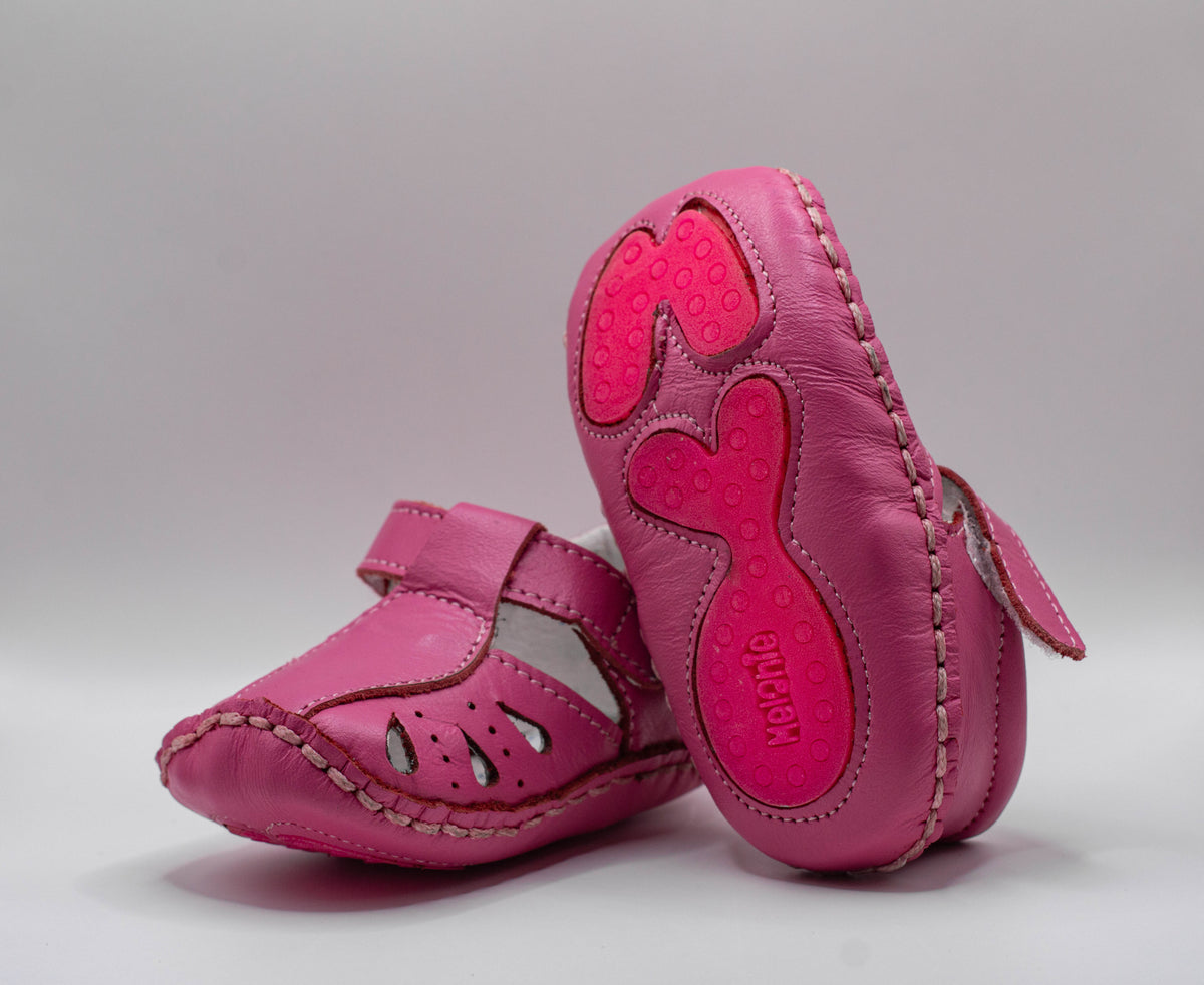 Santa Rosa Shoes Exclusive Handcrafted Vibrant Rosa Summer Shoes with Airy Square Tips ...